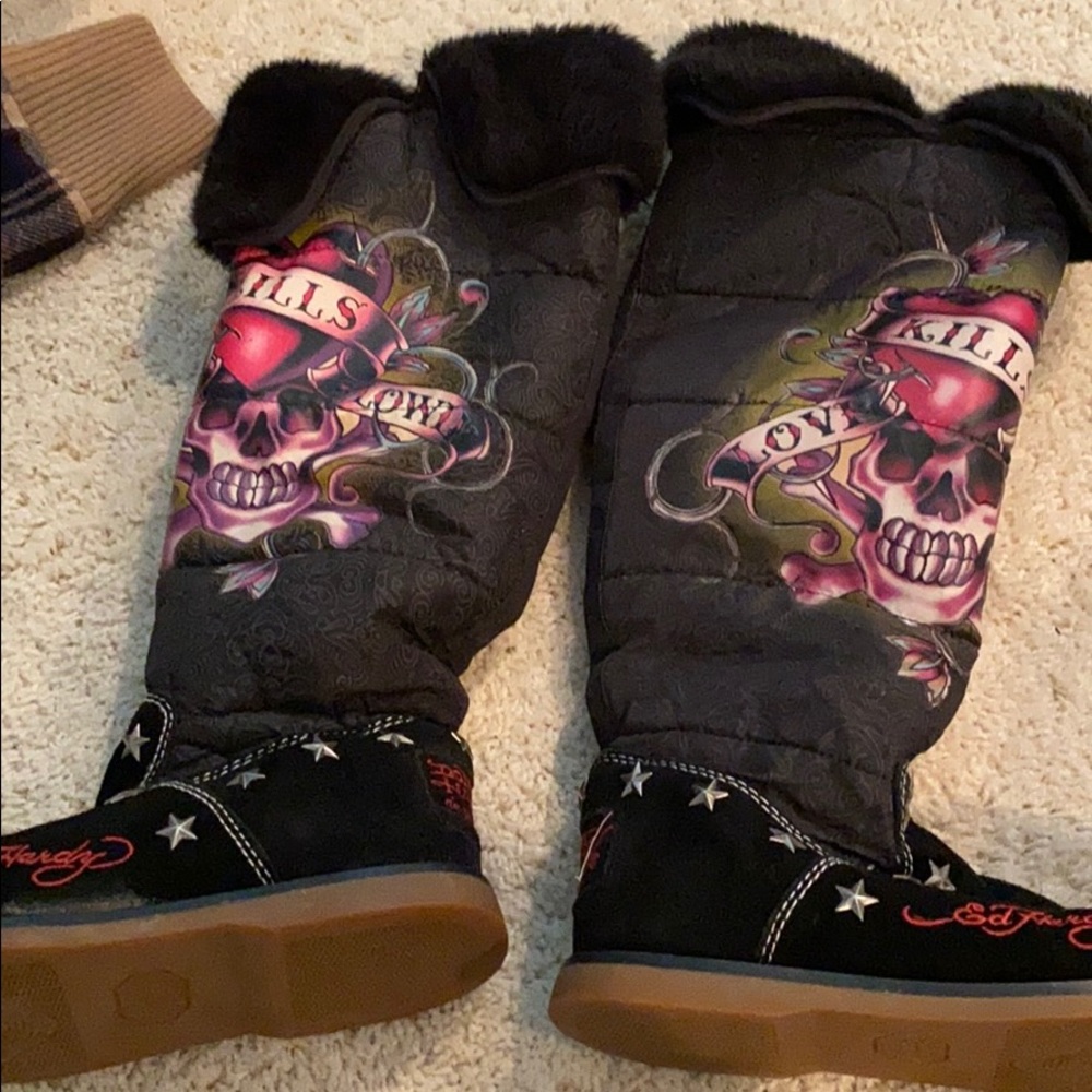 Ed hardy winter boots